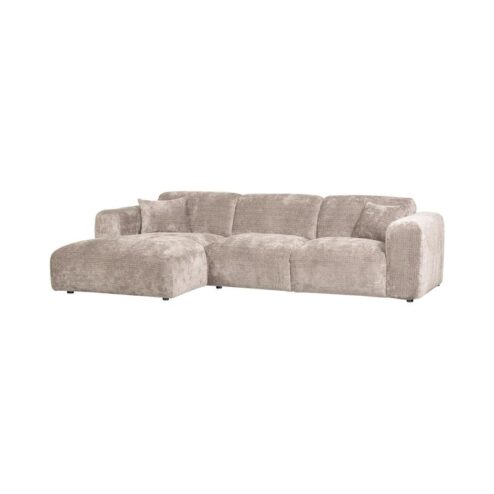 Cloud Chaise longue bank links chenille naturel