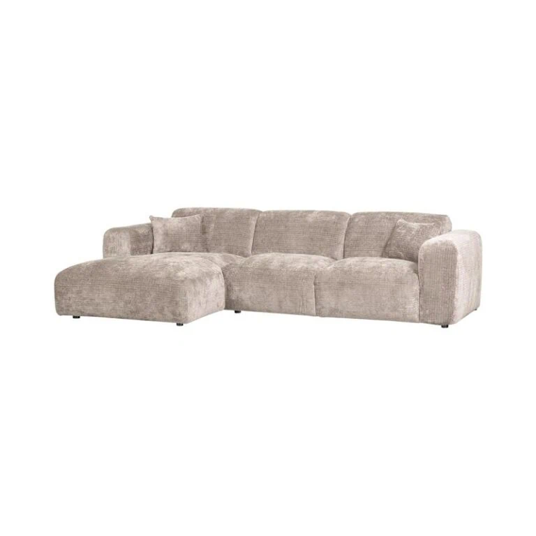 Cloud Chaise longue bank links chenille naturel