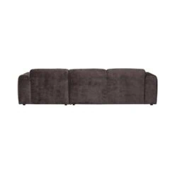 Cloud Chaise longue bank rechts chenille bruin
