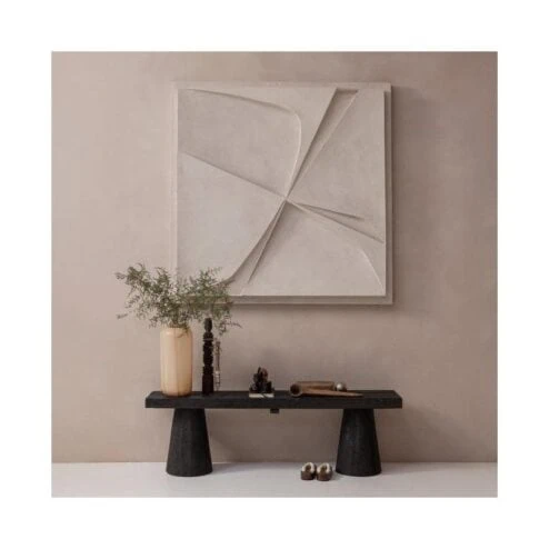 Clyde Bankje mangohout donkerbruin 150cm