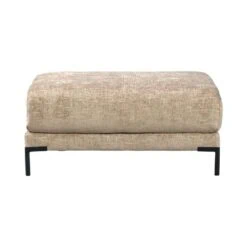 Couple Poef naturel melange 100cm