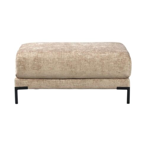 Couple Poef naturel melange 100cm