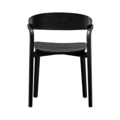 Cras Eetkamerstoel essen fineer zwart