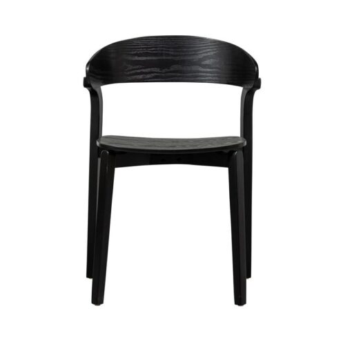 Cras Eetkamerstoel essen fineer zwart