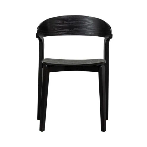 Cras Eetkamerstoel essen fineer zwart