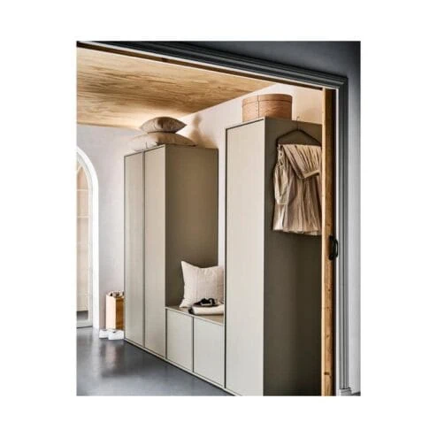 Daily Kledingkast dubbel smal grenen beige 100cm