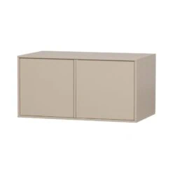 Daily Kledingkast dubbel smal grenen beige 100cm