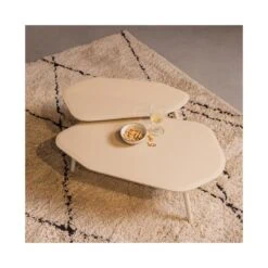 Davina Bijzettafels MDF zand set van 2