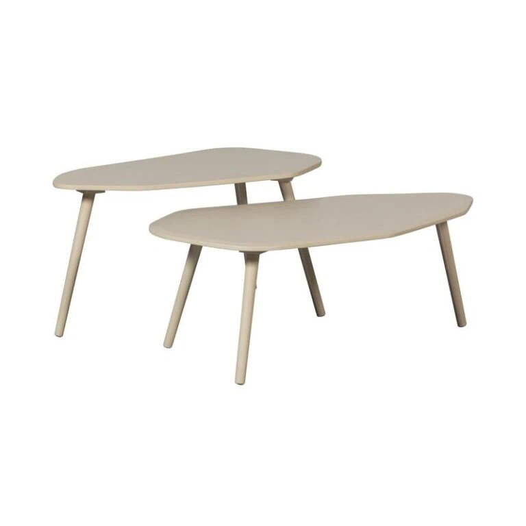 Davina Bijzettafels MDF zand set van 2
