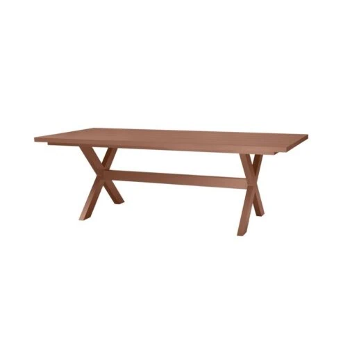 Delta Picknick tuintafel aluminium terracotta 220cm