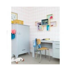 Dennis Bureau grenen grijs 141cm