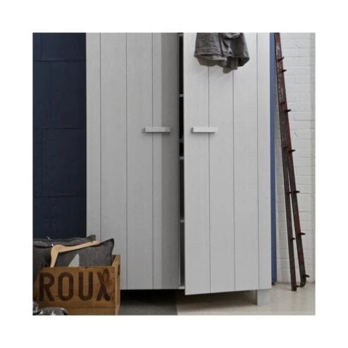 Dennis Kledingkast grenen grijs 111cm