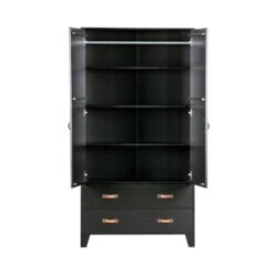 Dian Kledingkast grenen zwart 94cm
