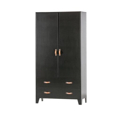 Dian Kledingkast grenen zwart 94cm