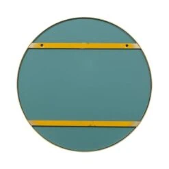Doutzen Spiegel rond metaal goud 80cm