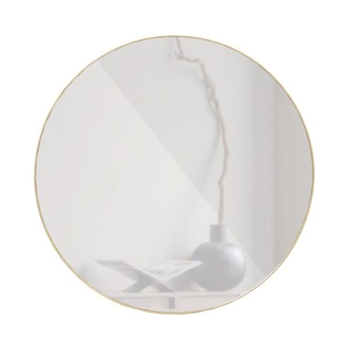 Doutzen Spiegel rond metaal goud 80cm