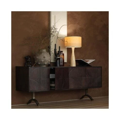 Draw Dressoir mangohout walnoot 180cm