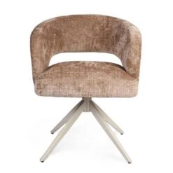 Eetkamerstoel Lana Cinnamon met zand poot