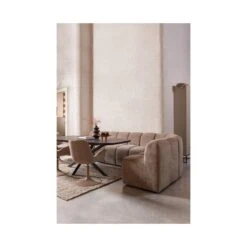 Efia Vloerkleed wol bruin melange 170x240cm