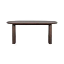 Ellips Eettafel mangohout walnoot 180cm