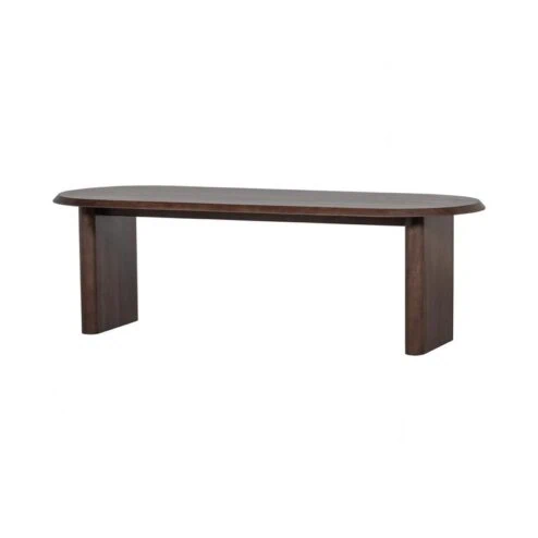 Ellips Eettafel mangohout walnoot 240cm
