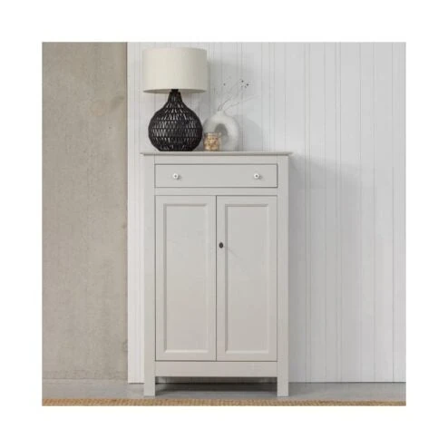 Eva Kledingkast grenen grijs 93cm