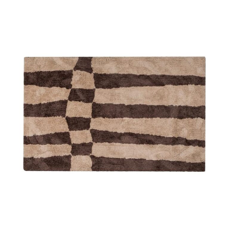 Fafa Vloerkleed grafisch dessin naturel/bruin 200x300cm