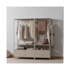 Ferris Open kledingkast metaal zand 100cm