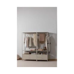 Ferris Open kledingkast metaal zand 70cm