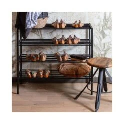 Ferro Schoenenrek metaal zwart