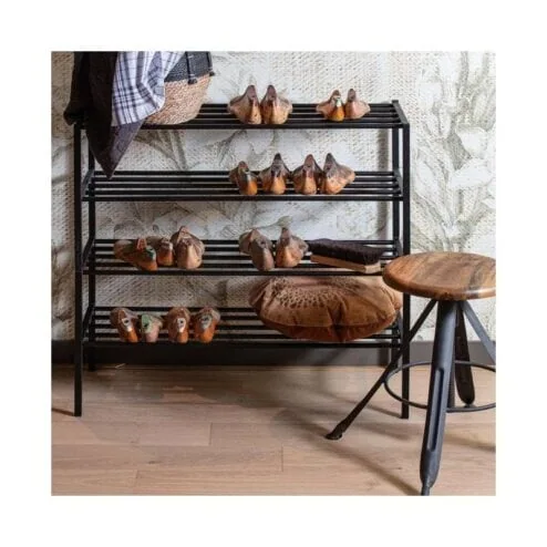 Ferro Schoenenrek metaal zwart