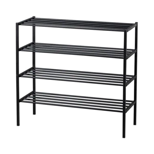 Ferro Schoenenrek stapel van 2 metaal zwart