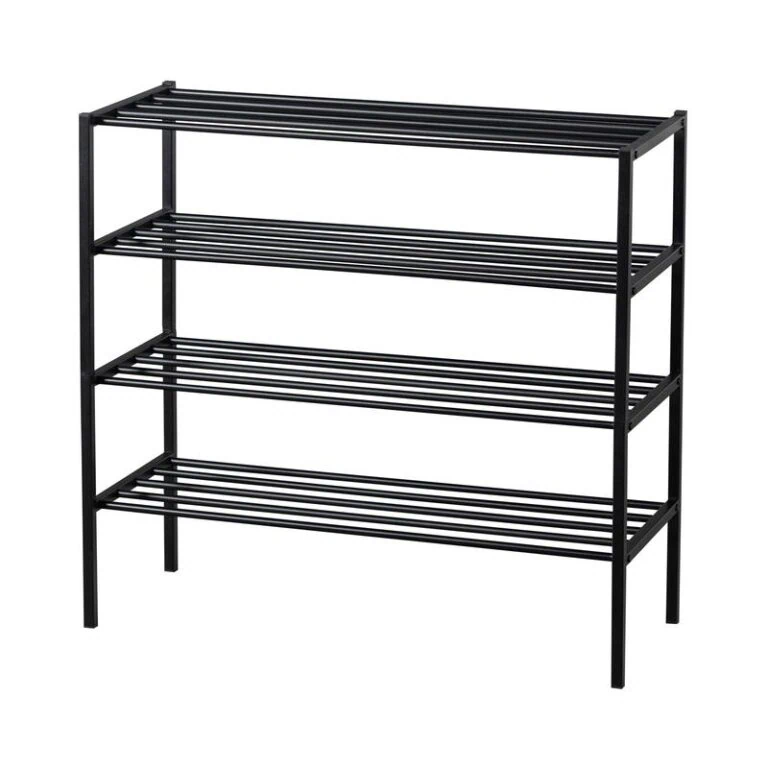 Ferro Schoenenrek stapel van 2 metaal zwart