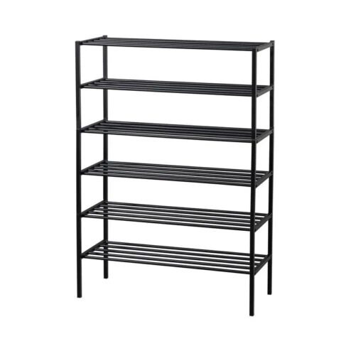 Ferro Schoenenrek stapel van 3 metaal zwart