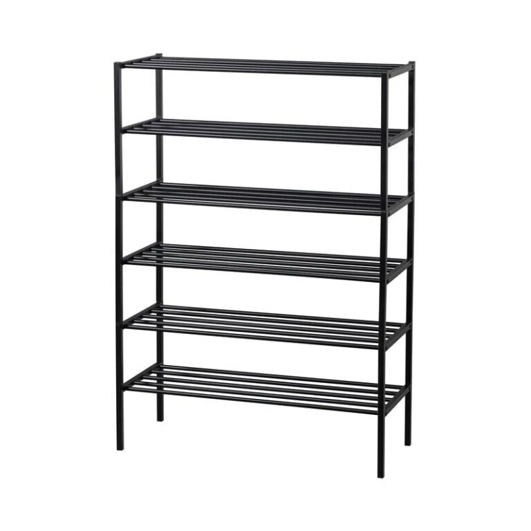 Ferro Schoenenrek stapel van 3 metaal zwart