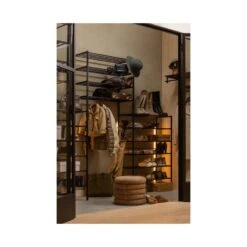 Ferro Schoenenrek stapel van 4 metaal zwart