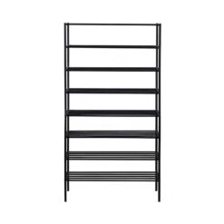 Ferro Schoenenrek stapel van 4 metaal zwart
