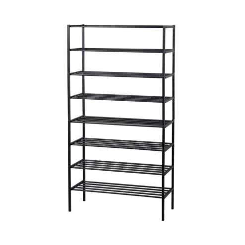 Ferro Schoenenrek stapel van 4 metaal zwart