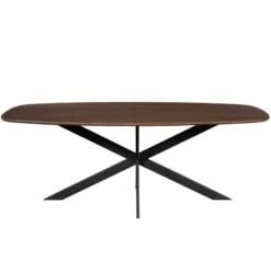 Ferry Eettafel Deens Ovaal Walnoot Eiken 240 cm