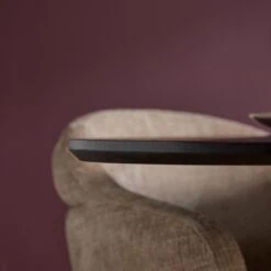 Ferry Eettafel Ovaal Zwart Eiken 180 cm