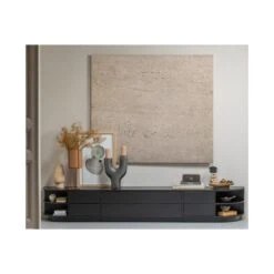 Finca Tv meubel grenen zwart 100cm