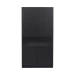 Finca Wandkast grenen zwart 110cm