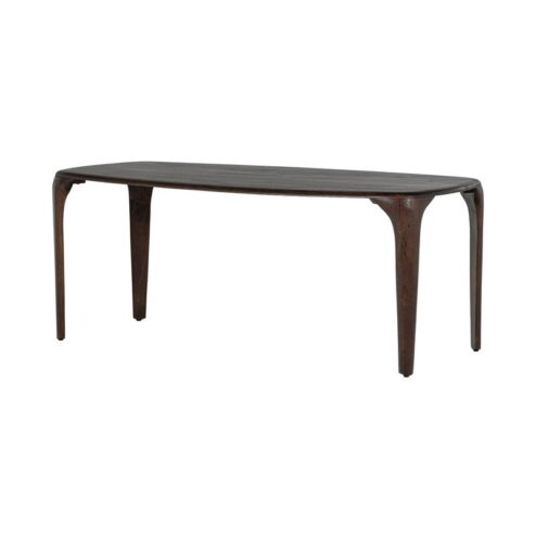 Fiore Eettafel mangohout donkerbruin 190cm