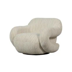 Folke Fauteuil chenille naturel melange