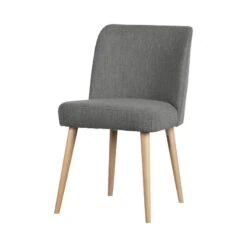 Force Eetkamerstoel boucle staalgrijs