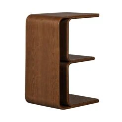 Frey Multifunctionele bijzettafel multiplex bruin 60cm