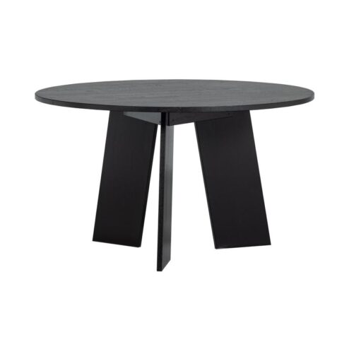 Fries Eettafel rond eiken blacknight 129cm