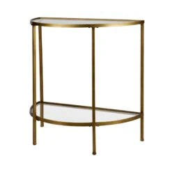 Goddess Sidetable antique brass 76cm