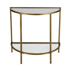 Goddess Sidetable antique brass 76cm