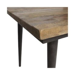 Guild Tafel naturel met zwart onderstel 220cm